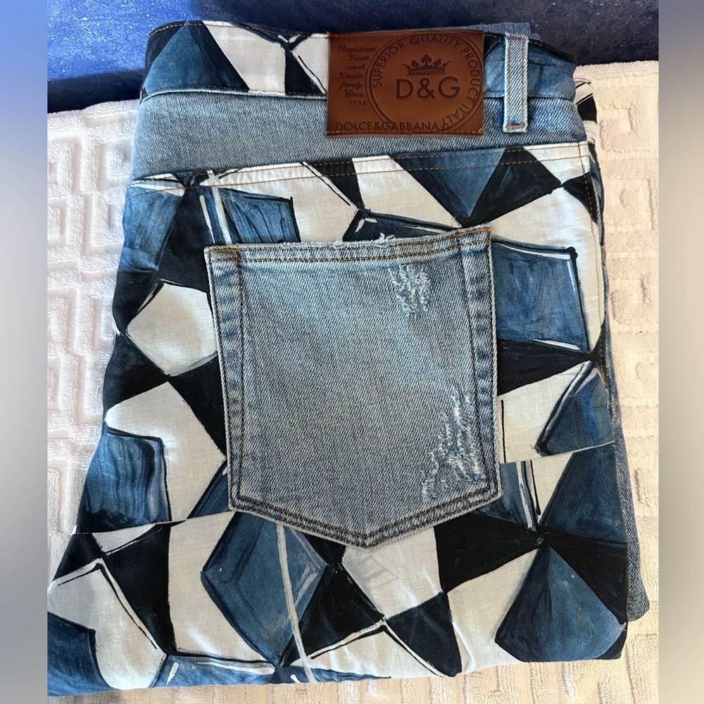 NWOT Dolce & Gabbana Slim Jeans - Size 56 (Italy), Fits 40” waist